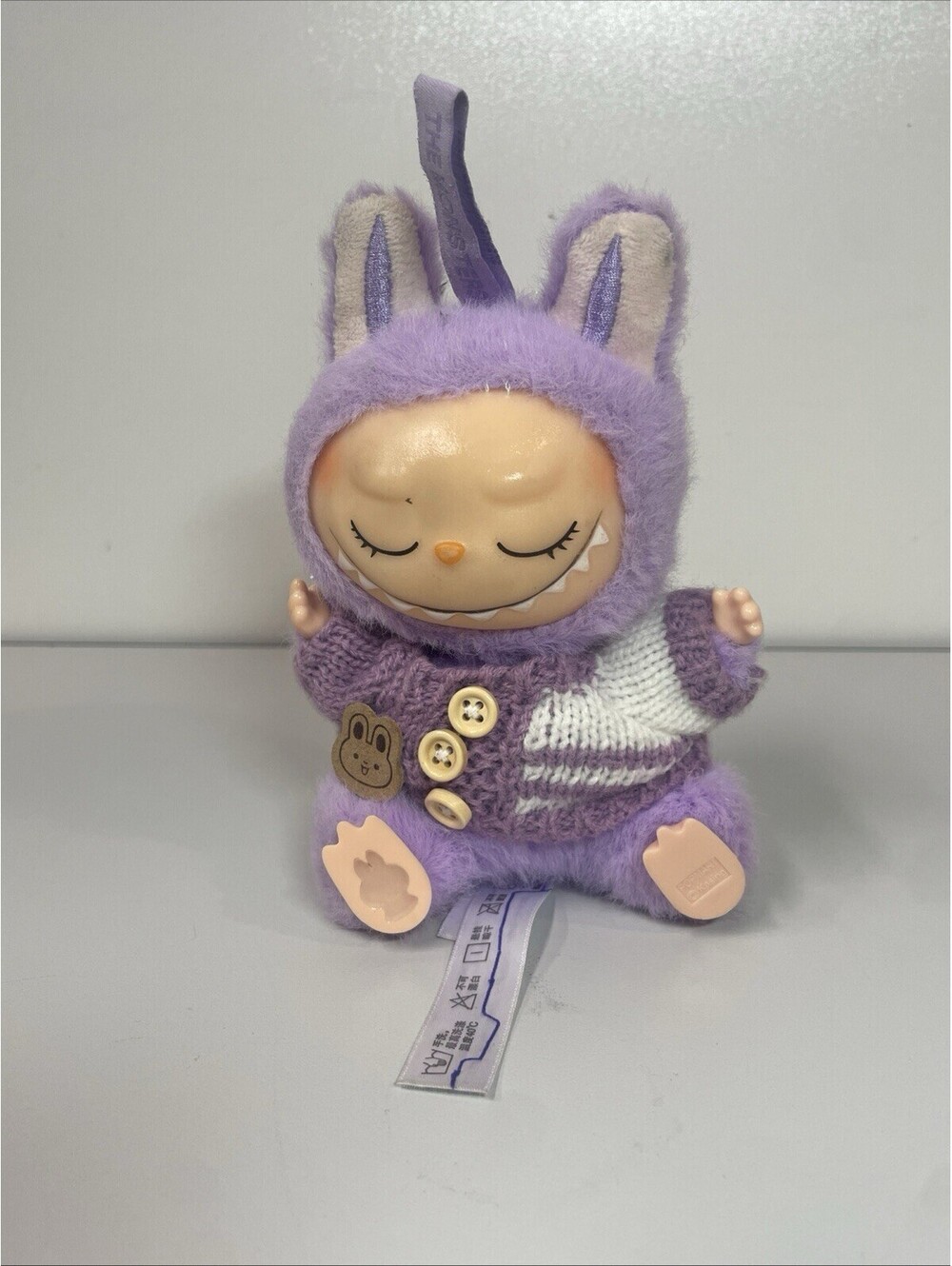 POP MART Labubu The Monsters Have A Seat ZiZi Plush Figure + Knit Sweater